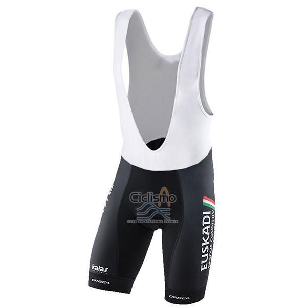 Euskadi Ropa Ciclismo Culotte Corto 2017 Hombre Mangas Cortas Verde y Negro
